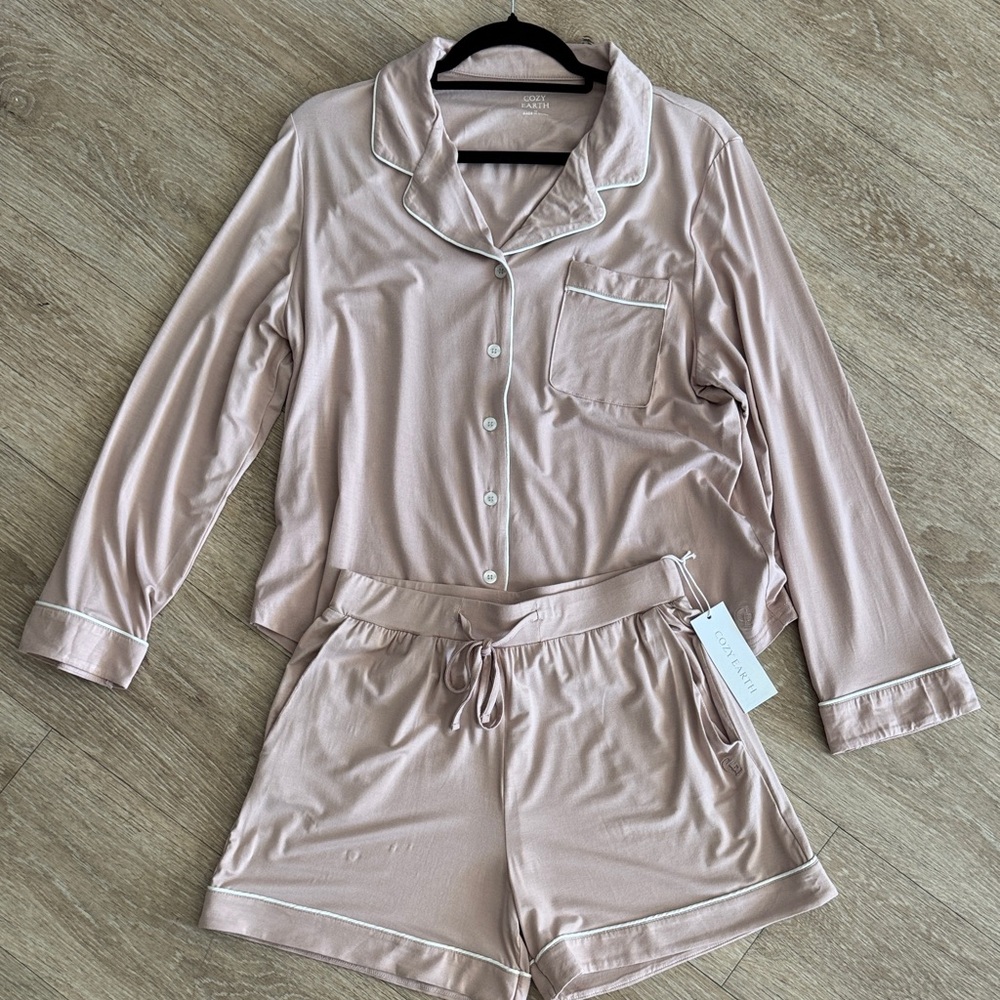 Women’s Cozy Earth blush pjs set